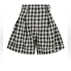 Shona Joy Check shorts and halter set.